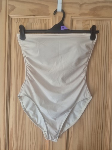 Primark cream bandeau swimsuit - cream,