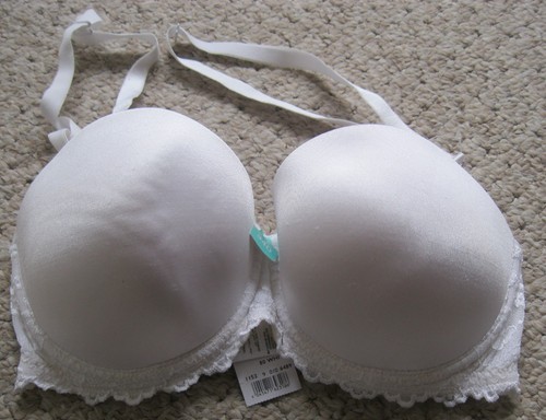 New white strapless with - white, strapless/with