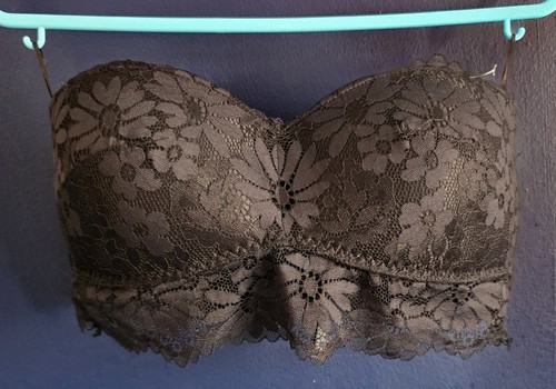 Ladies black strapless bandeau - ladies,