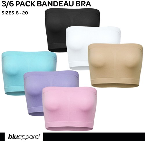 Pack bandeau bra - 3, 6